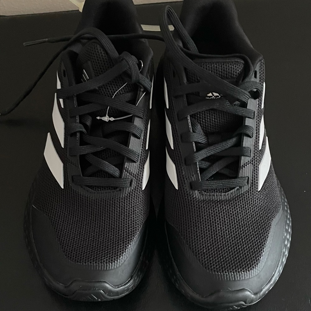 Kids adidas black shoes Size 4 1/2